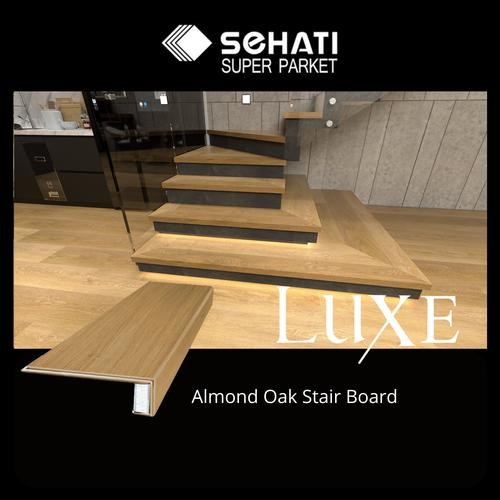 Sehati Super Parket XXL Almond Oak Stair Board Tangga / Lantai Kayu / SPC / Vinyl 88065-2