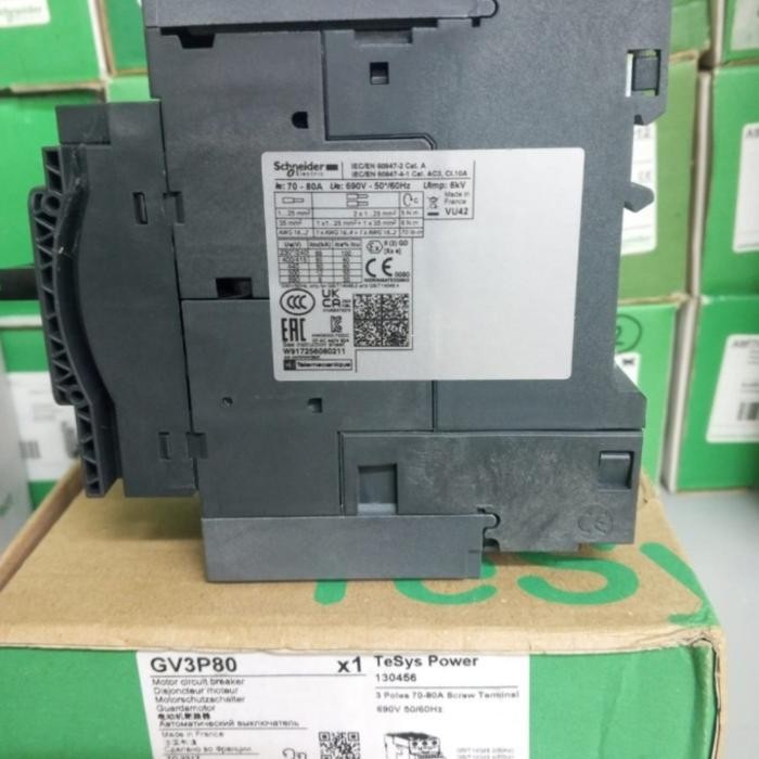 Limited Motor Circuit Breaker Schneider Gv3Me80