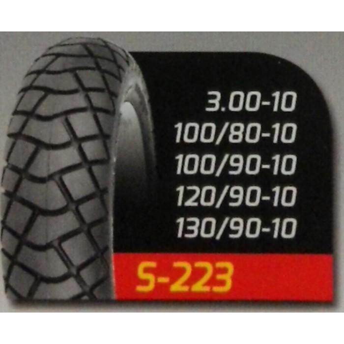 BAN VESPA ZIP DEPAN 100/80-10 MEREK SWALLOW