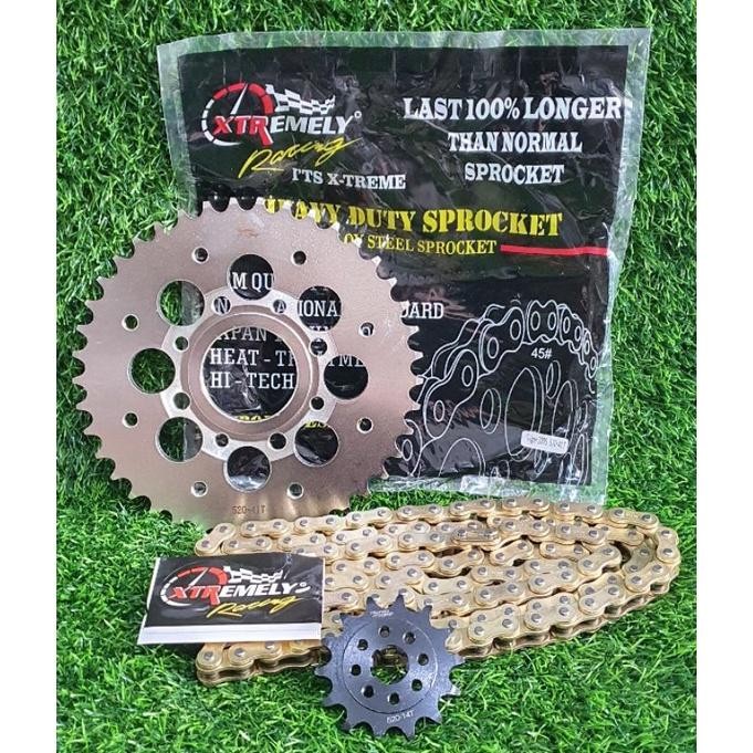 GIR GEAR SET TIGER 2000 TIGER REVO 520H 39T - 45T XTREME RACING