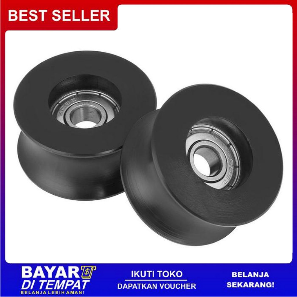 FREE ONGKIR TOOL GUIDE 4PCS RODA PULLEY 0840UU TIPE U ROLLER 8X40X20 UGROOVE 7M BISA COD