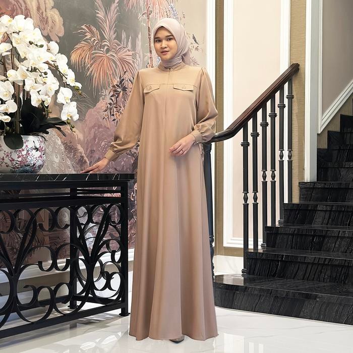 Dyna Dress Muslim Casual Cantik by Arniz Indonesia New