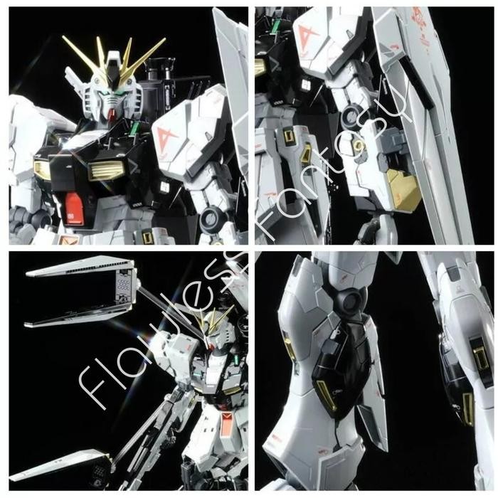 Daban 6619S MG 1/100 RX-93 Nu Ver. Ka Titanium Finish Model Kit Figure