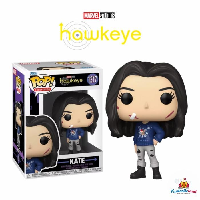 Original Funko POP Hawkeye - Kate Bishop with Christmas Sweater