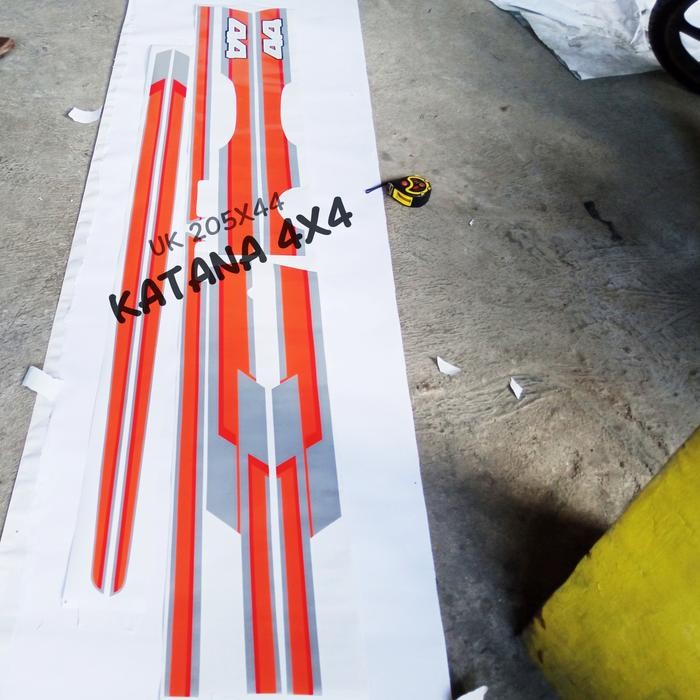 Sticker Stiker List Body Suzuki Katana Jimny 4X4