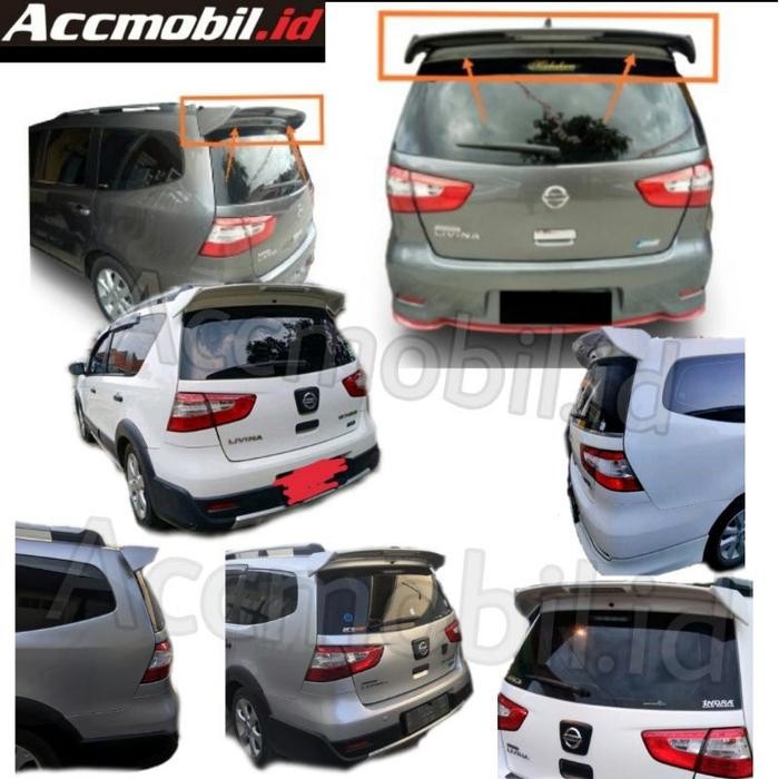 Spoiler Nissan Livina All New 2013 - 2017 Grand Livina Livina Xr Livina X-Gear Plastik Dengan Lampu