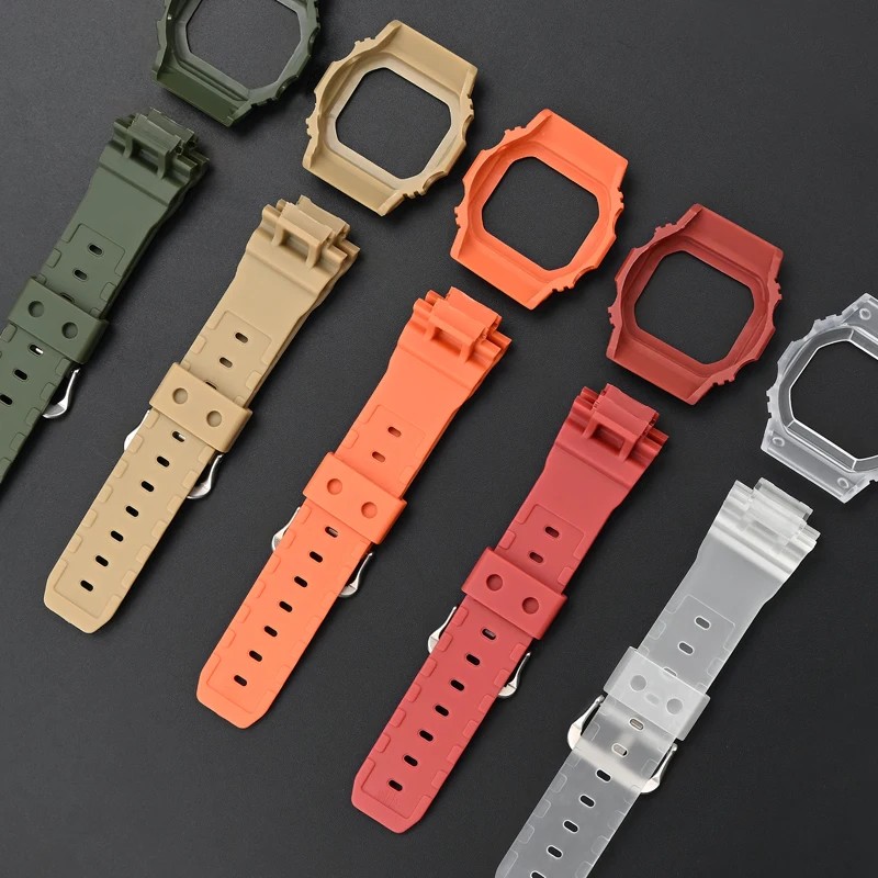 IMPORT RUBBER STRAP + PROTECTIVE CASE FOR CASIO G-SHOCK DW-5600 5610 GW-M5610 GW-B5600 MEN