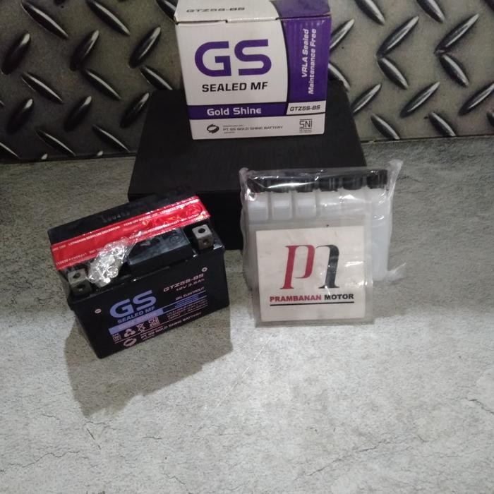 (TERLARIS) Accu Kering GS Gold Shine GTZ5S-BS (TERBAIK) (TERBARU) (TERMURAH)