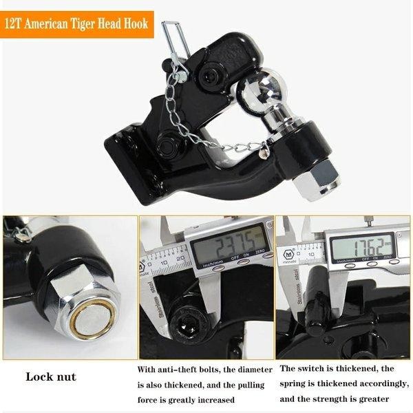 Towing Hook .Bopel .Pintle Hook .8Ton .Import.Offroad