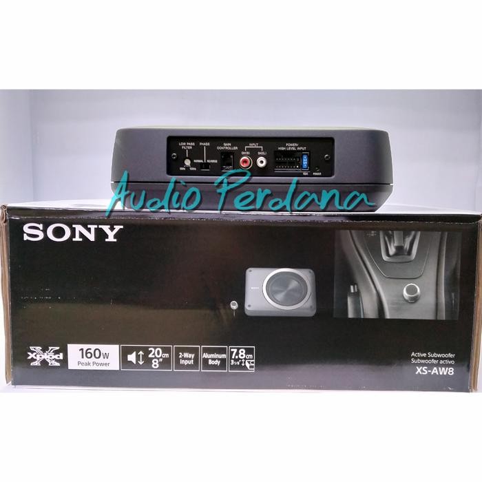 Terlaris Subwoofer Aktif Kolong Jok Sony Xs-Aw8 / Xs Aw8 Original