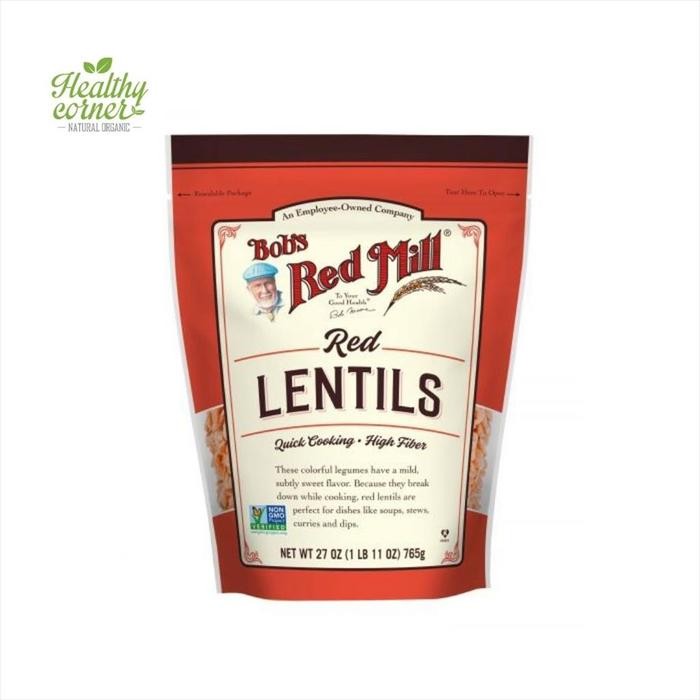 

Red Lentils Kacang Lentil Merah 765 g - Bob Red Mill