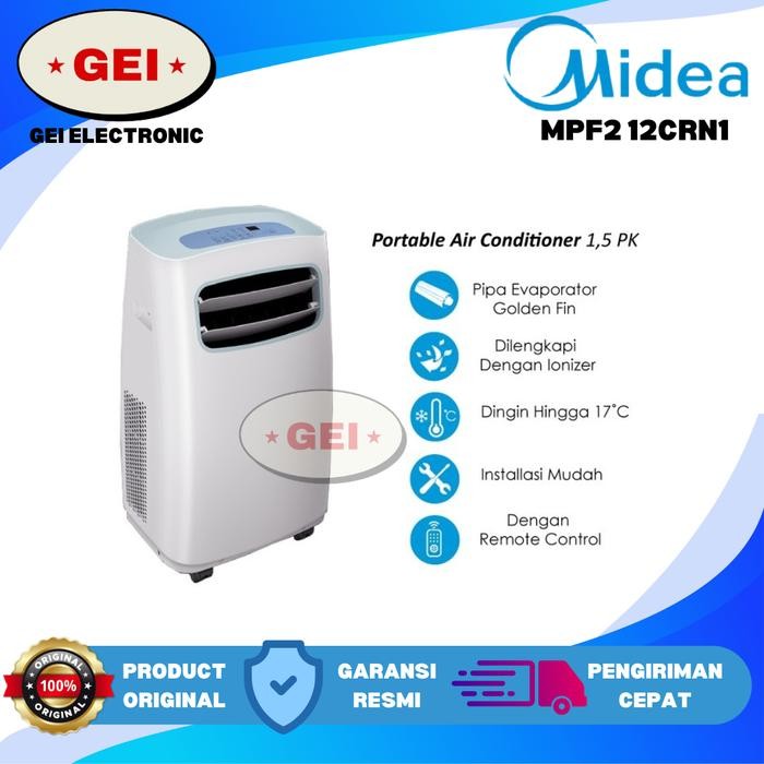 MIDEA MPF2 12CRN1 AC PORTABLE MIDEA MPF2-12CRN1 1.5PK
