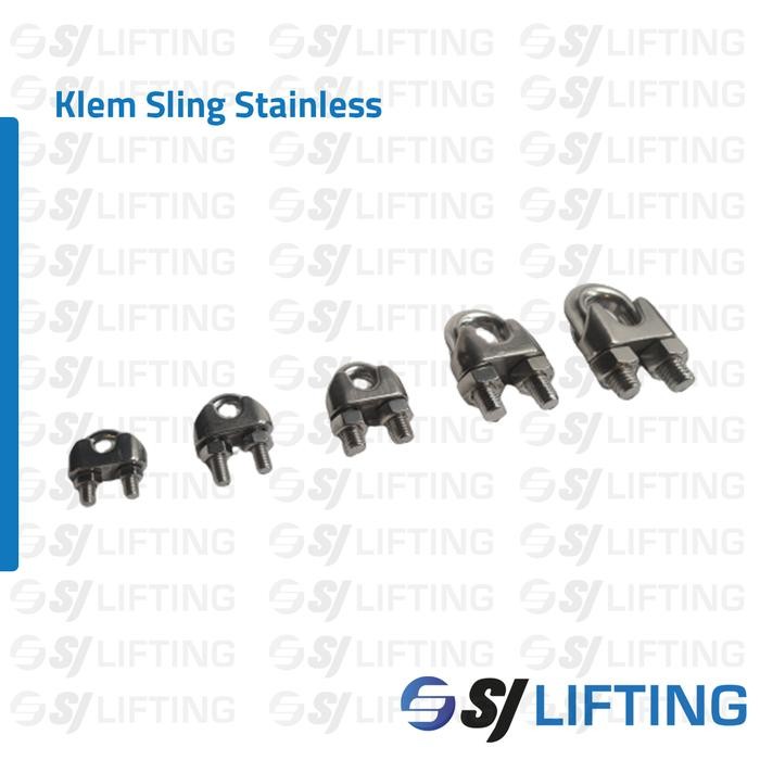 Klem Sling Kuku Macan Stainless Steel 13mm