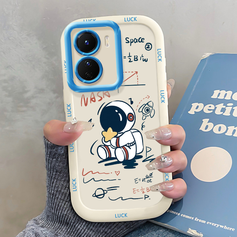 Casing Hp untuk VIVO Y16 Y35 5G Y56 5G Y02s Y35 4G Case Casing HP Softcase Puff Kasing ponsel Drop s