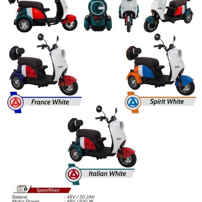 Crosser Vx Sepeda Listrik Roda 3 Tiga Pacific Bike Tricycle Ebike
