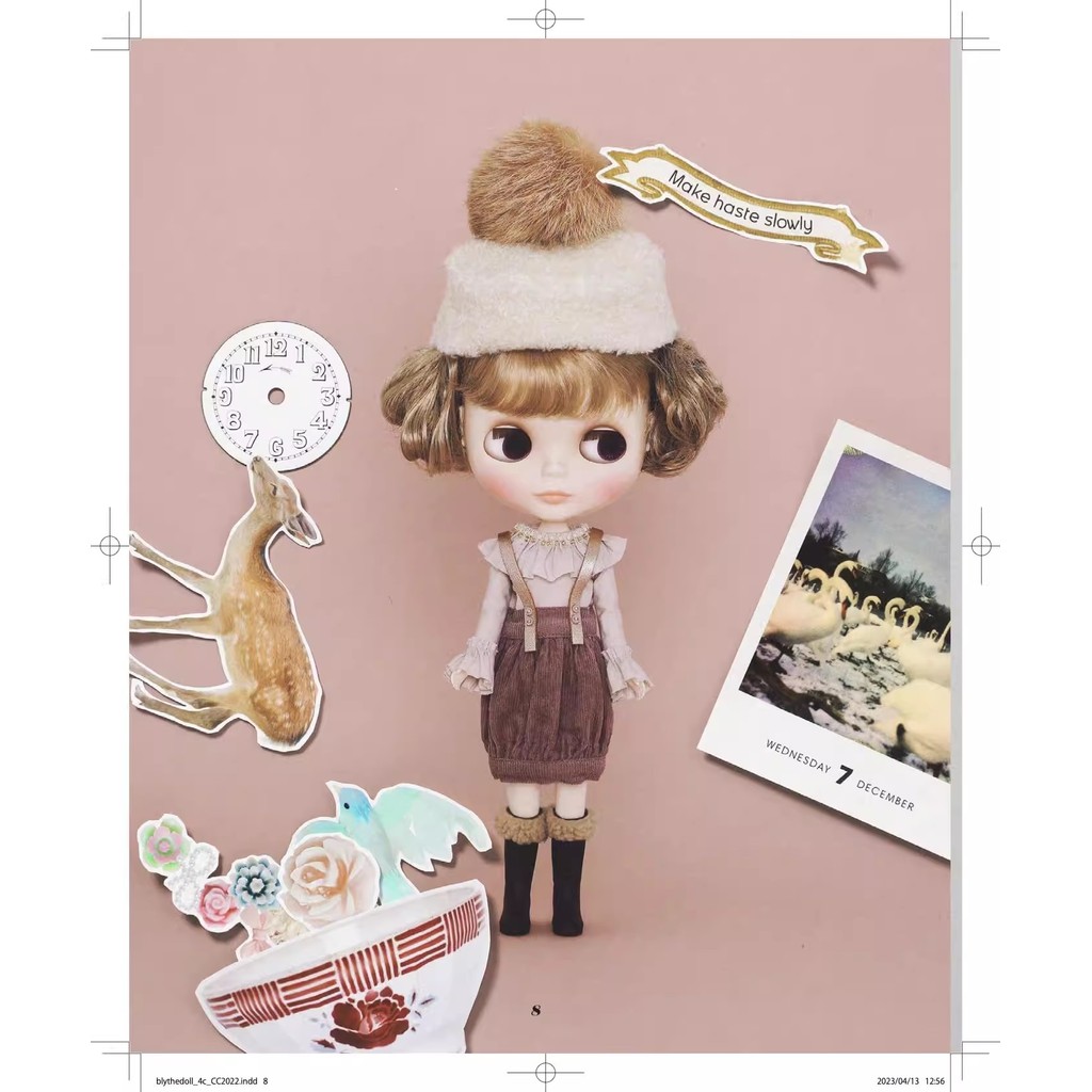 Blythe Doll Outfit Sewing Book - DIY Fashion Patterns for Custom Outfits Step-by-Step Illustrated