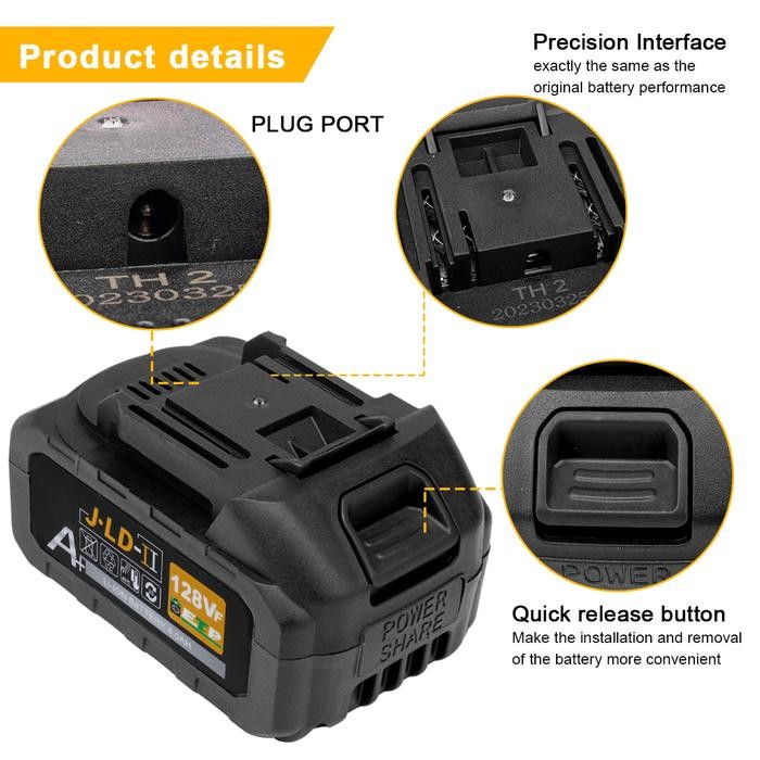 Hitachi Tools - Baterai Kompatibel Dengan Impact Wrench, Bor Baterai, Dan Grinda Cordless Tools 48Vf