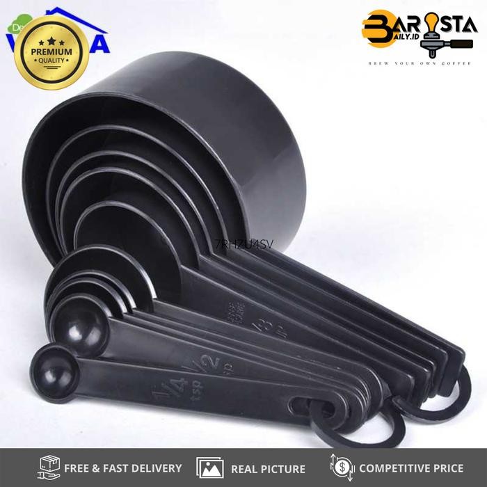 Sendok Takar Ukur 10 In 1 Measuring Spoon Set Plastik Alat Dapur Kitchenware Untuk Kopi Bubuk Bumbu