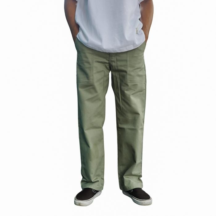 TERLARIS Workpants / Fatigue Pants "Retro Green" READY STOCK