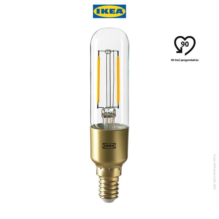 NEW IKEA LUNNOM Bohlam LED E14 200 Lumen 2200K Dapat Diredupkan