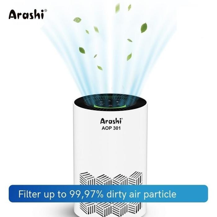 NEW Arashi Air Purifier AOP 301 Purifier Portable with HEPA Filter AOP301