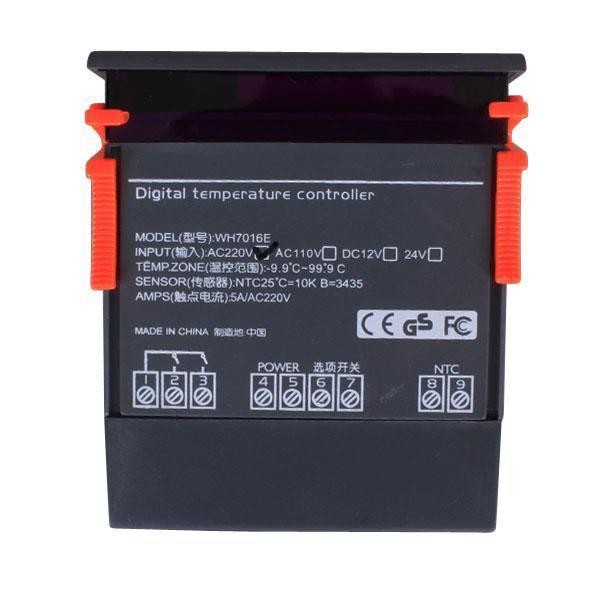 THERMOSTAT ALARM WILLHI WH-7016E TEMPERATURE CONTROL TERMOSTAT WH7016E