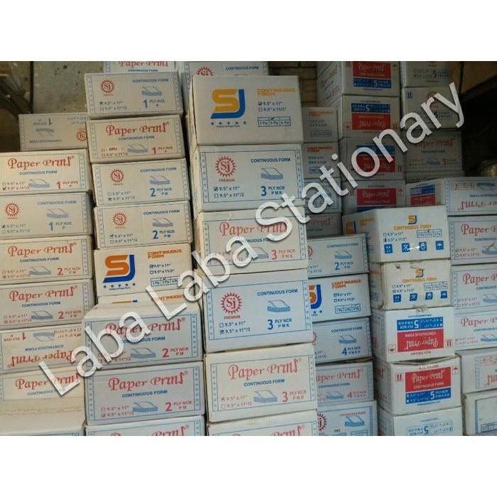 

Continuous Form Paper Print 9.5/2 X 11/2 (Dph) Rangkap 2