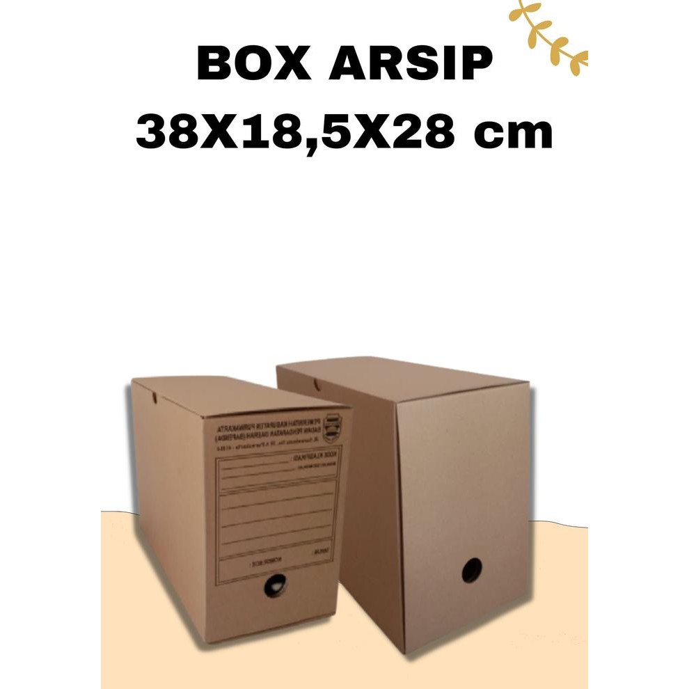 

Promo! Box/Kardus Arsip Dokumen Uk 38X18,5X28 Cm Minimal Order 10Pcs