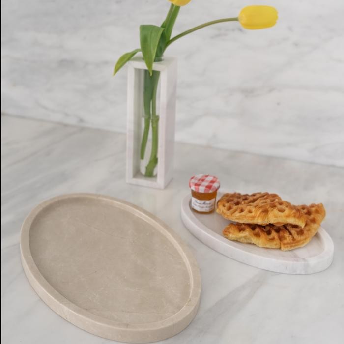 

Terbaru! Marble Tray - Boundless Ovale Tray
