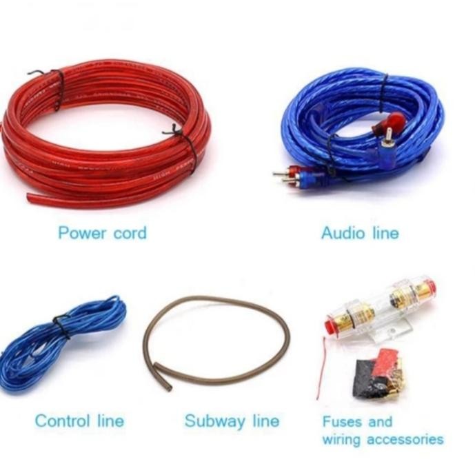 Paket Kabel Mobil Full Set Instalasi Sound System Mobil Kuert