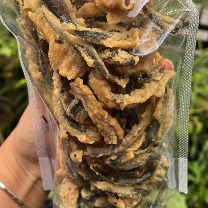 

KERIPIK BELUT PREMIUM RENYAH Asin Food Snacks Snack Cemilan Makanan Keripik