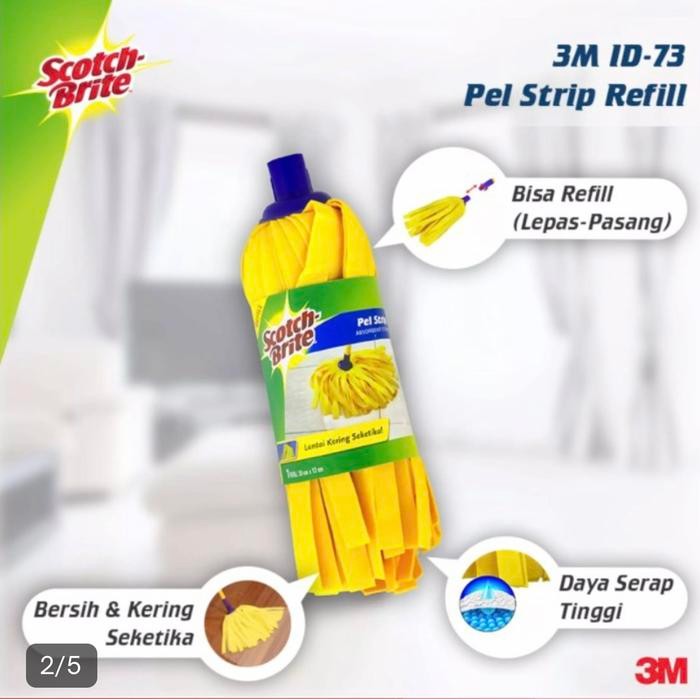 Refil 3M Scotch Brite Pel Strip Kuning ID -73 Promo Termurah