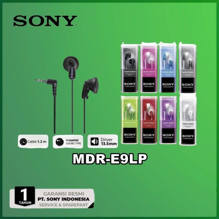 Sony MDR-E9LP In-Ear Headphones Headset Earphone Sony E9LP