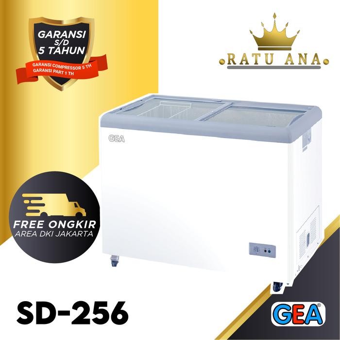 Gea Sd256 Freezer Sliding 256Lt