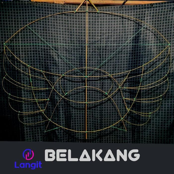 (Allthebest) [ Kerangka layangan ] Kerangka Ram raman 1,5 meter / 150 cm / Arku layangan ram raman