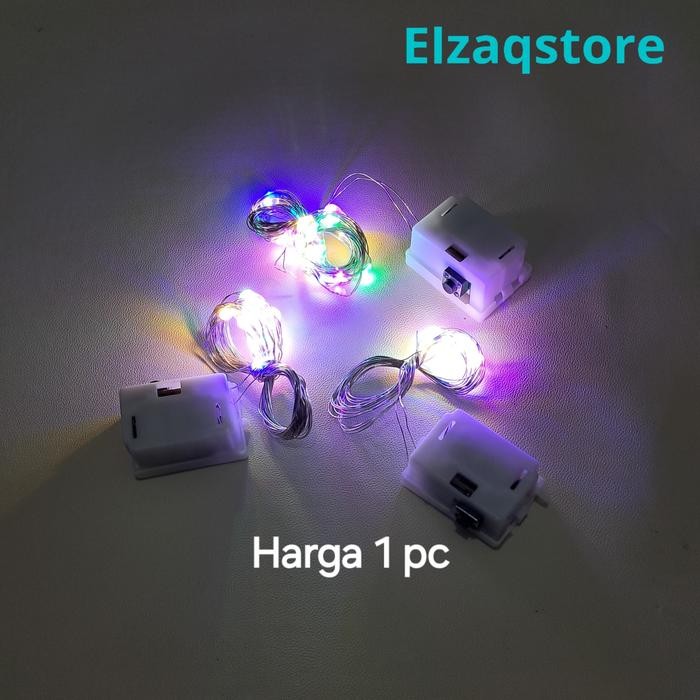 (Allthebest) Lampu Layangan Baterai LED Kawat Kelap Kelip lampu led bentuk lidi