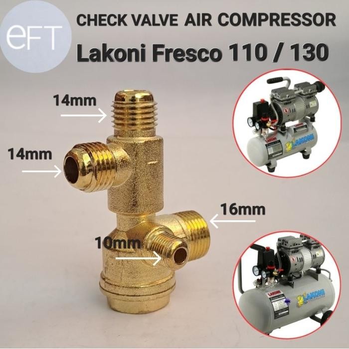 (Allthebest) Check valve kompresor oilless lakoni fresco