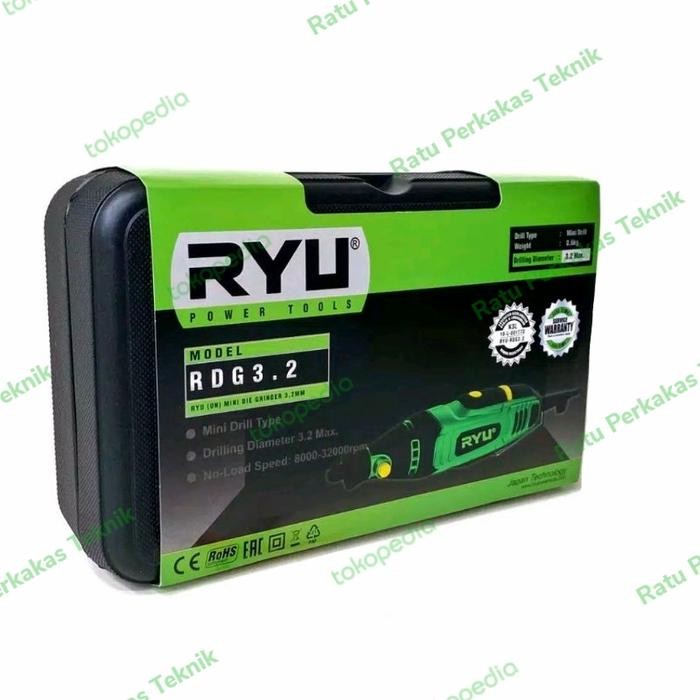 TEKIRO RYU RDG3.2 MINI DIE GRINDER SET TUNER SET GERINDA BOR ORIGINAL