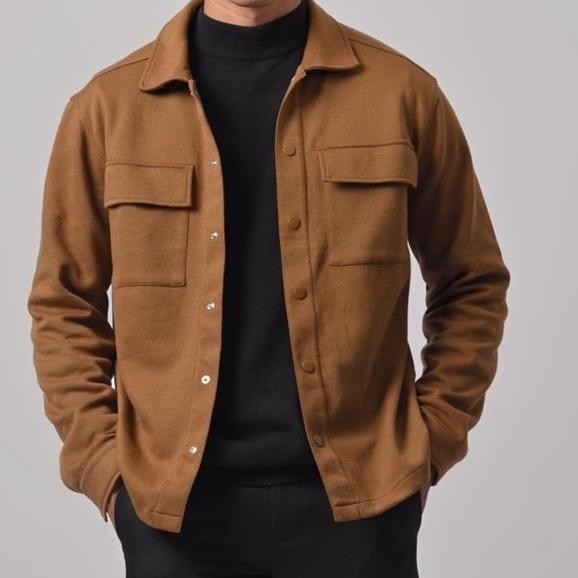 Jaket Pria Jaket Wanita Jaket Shacket Fleece Casual Distro M - XXL *