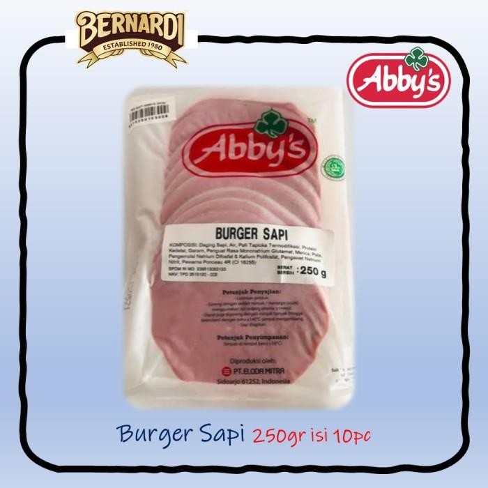 

(Allthebest) ABBYS Burger Sapi 10pc-250gr