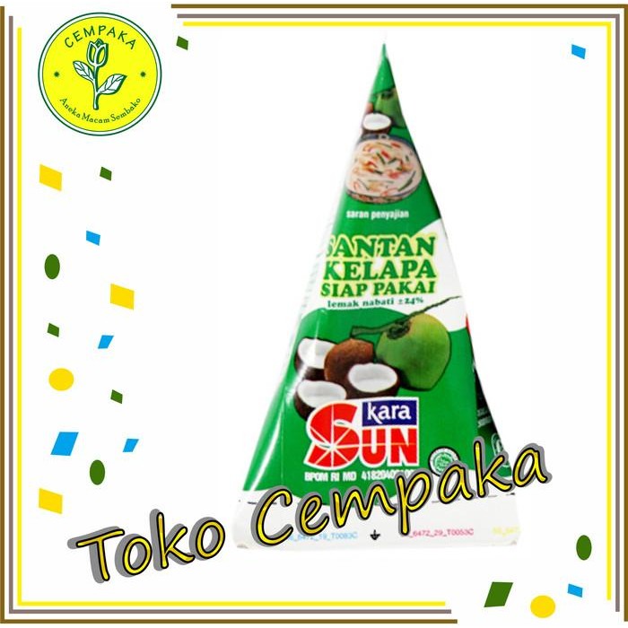 (Allthebest) Santan Kelapa Sun Kara / 1 Dus