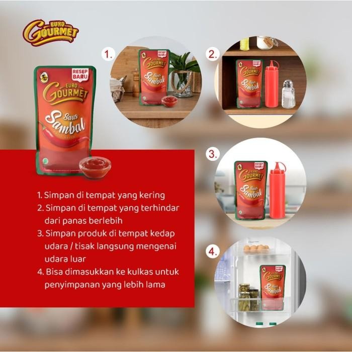

(Allthebest) EURO GOURMET Saus Sambal Extra Pedas 1kg