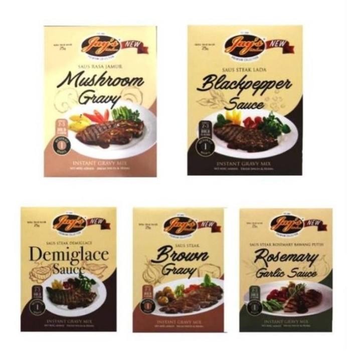 

(Allthebest) Jay's Saus Steak Jays mushroom gravy Blackpepper Sauce demiglace brown