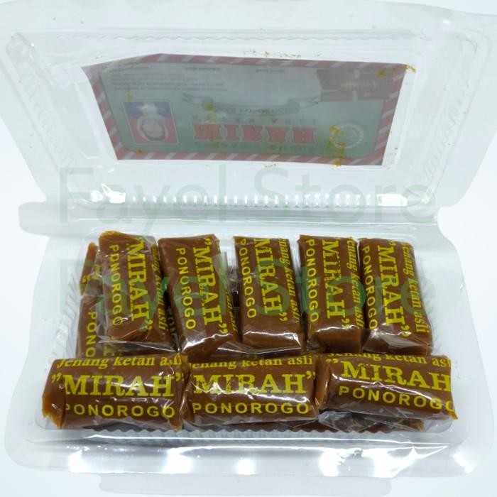 

(Allthebest) Jenang Mirah Dodol Mirah Ketan Asli Khas Ponorogo Makanan Camilan