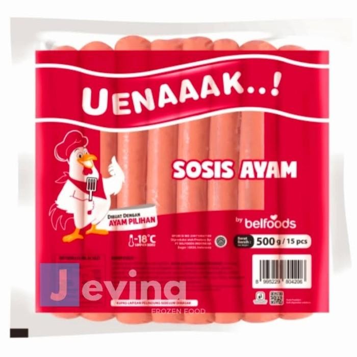 

(Allthebest) Belfoods Sosis Ayam 375gr 15pc