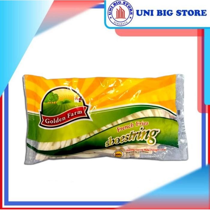 

(Allthebest) Golden Farm French Fries Shoestring 500 gr Kentang Goreng Potato