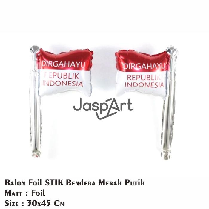 (Allthebest) Balon PENTUNGAN Foil HUT RI - Balon Tepuk Pentungan Dirgahayu Indonesia 17 Agustus