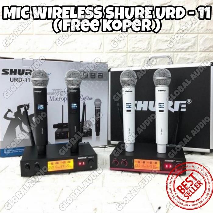 Mic Wireless Shure URD 11 Handheld Free Koper Urd11 Micwireless Shure
