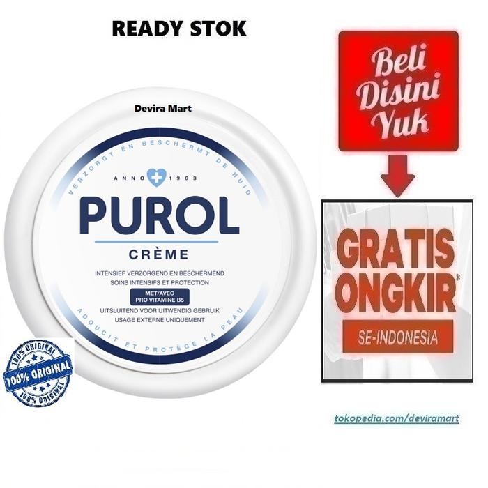 Purol Creme Pro Vitamin B5 Krim Tubuh Wajah Cream Provitamin-B5 30 ml