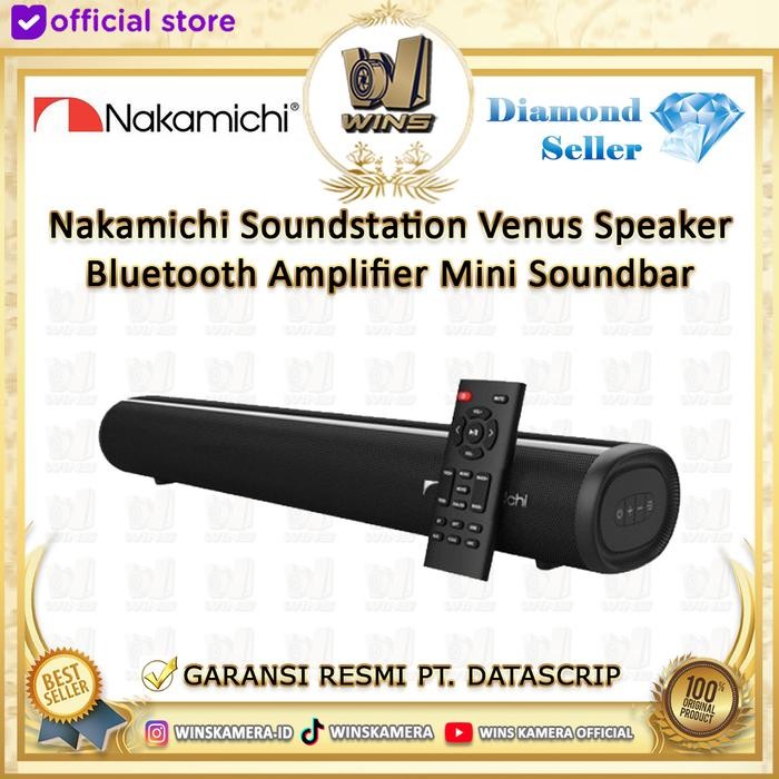 Nakamichi Soundstation Venus Speaker Bluetooth Amplifier Mini Soundbar
